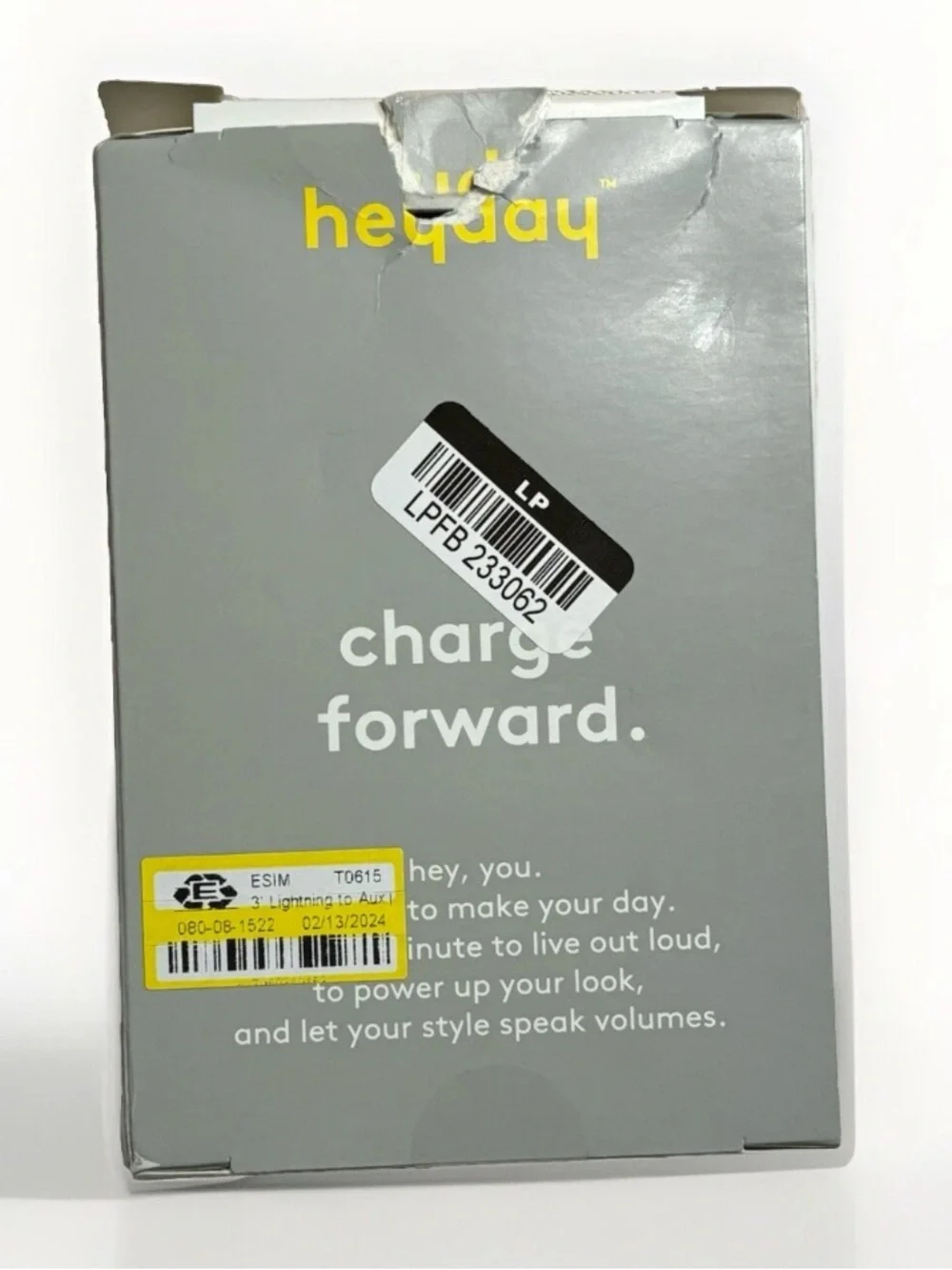 Heyday White Lightning to USB Cable for Apple Devices